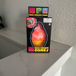 Needoh nice cream cone in orange